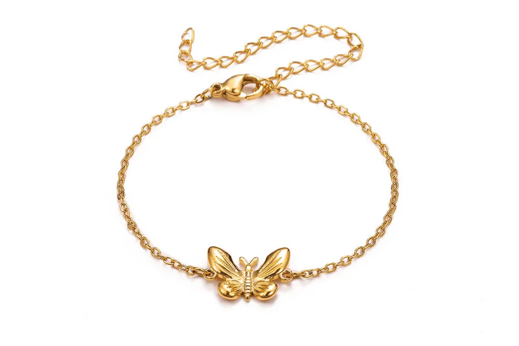 Golden Butterfly Bracelet
