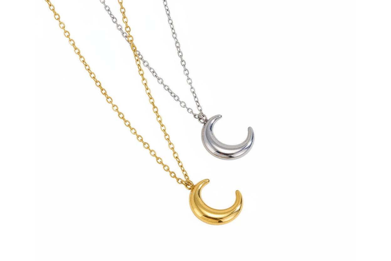 Simple Moon Necklace